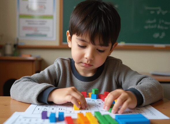 a_realistic_photo_of_an_iranian_child_8_to_10_years_old_learning_place_value_using_colored_base-ten_6uw4x3c30ahet74vbptn_2