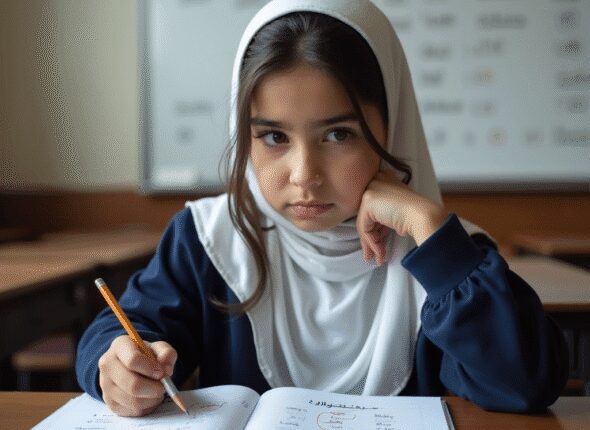 a_realistic_photo_of_an_iranian_schoolgirl_10_to_12_years_old_wearing_a_white_maqnaeh_and_dark_blue_uvbxliztd3m8imu8lqsi_3