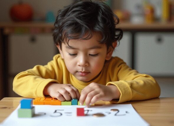 a_realistic_photo_of_an_iranian_or_middle_eastern_child_79_years_old_solving_a_subtraction_problem__l1j0umuspg9cnkrymcam_3