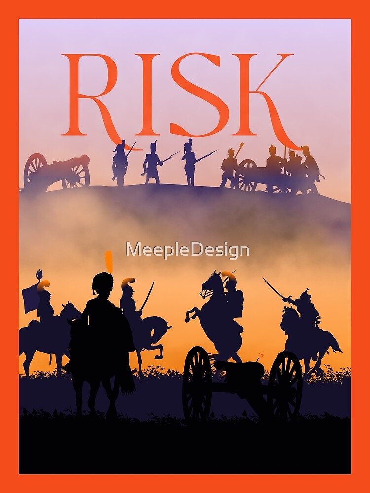 «پوستر رسمی بازی ریسک Risk؛ استراتژی، مدیریت منابع و برنامه‌ریزی جنگی»